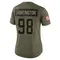 Adin Huntington Women's Limited Olive Cleveland Browns 2025 Salute to Service Jersey