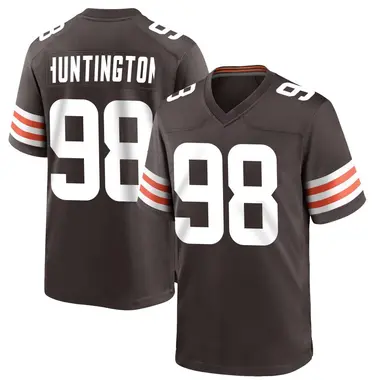 Adin Huntington Youth Game Brown Cleveland Browns Team Color Jersey