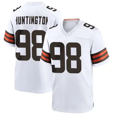 Adin Huntington Youth Game White Cleveland Browns Jersey