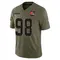 Adin Huntington Youth Limited Olive Cleveland Browns 2025 Salute to Service Jersey