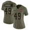 Aidan Robbins Women's Limited Olive Cleveland Browns 2025 Salute to Service Jersey