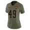 Aidan Robbins Women's Limited Olive Cleveland Browns 2025 Salute to Service Jersey