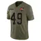 Aidan Robbins Youth Limited Olive Cleveland Browns 2025 Salute to Service Jersey