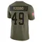 Aidan Robbins Youth Limited Olive Cleveland Browns 2025 Salute to Service Jersey