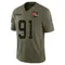 Alex Wright Youth Limited Olive Cleveland Browns 2025 Salute to Service Jersey