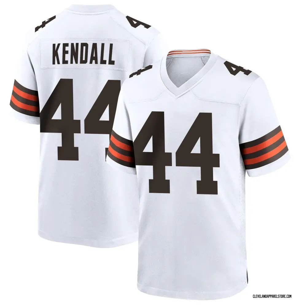 Anthony Kendall Men's Game White Cleveland Browns Jersey