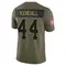 Anthony Kendall Men's Limited Olive Cleveland Browns 2025 Salute to Service Jersey