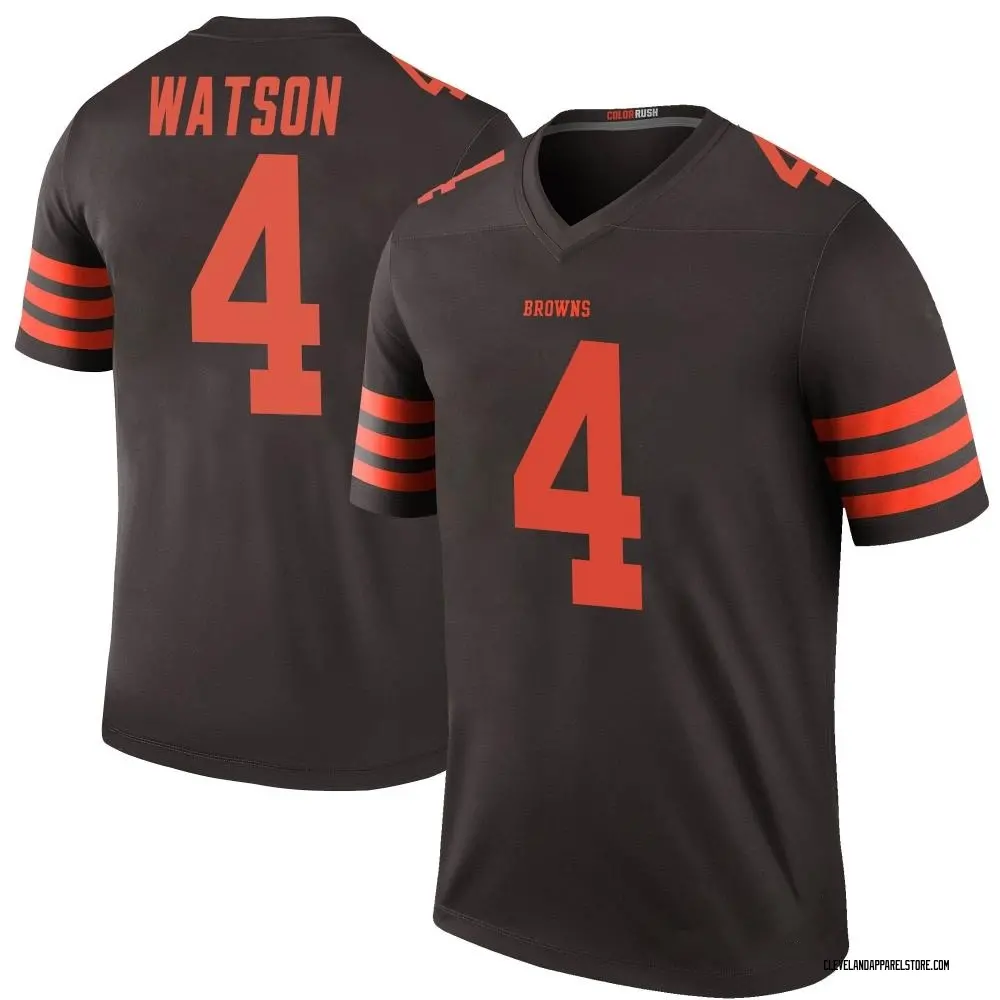 Deshaun Watson Youth Legend Brown Cleveland Browns Color Rush Jersey Cleveland Store