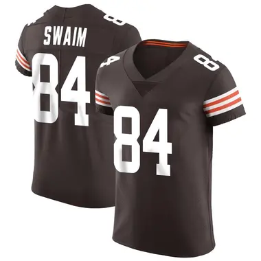 Geoff Swaim Men's Elite Brown Cleveland Browns Vapor Jersey