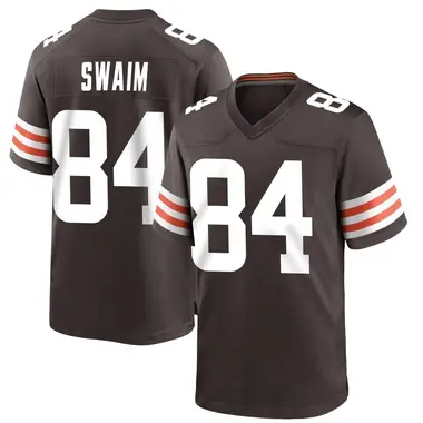 Geoff Swaim Men's Game Brown Cleveland Browns Team Color Jersey