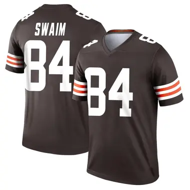 Geoff Swaim Men's Legend Brown Cleveland Browns Jersey