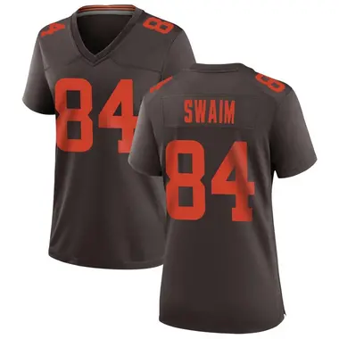 Geoff Swaim Women's Game Brown Cleveland Browns Alternate Jersey