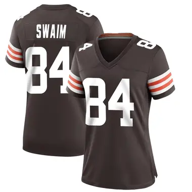 Geoff Swaim Women's Game Brown Cleveland Browns Team Color Jersey
