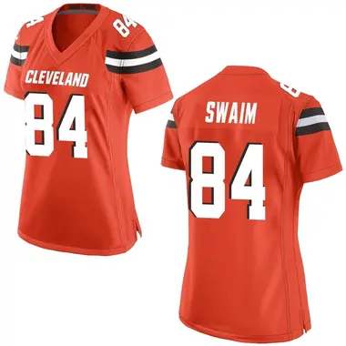 Geoff Swaim Women's Game Orange Cleveland Browns Alternate Jersey