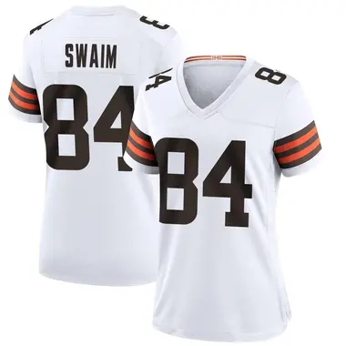 Geoff Swaim Women's Game White Cleveland Browns Jersey