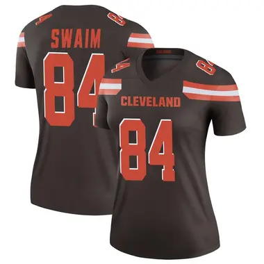 Geoff Swaim Women's Legend Brown Cleveland Browns Jersey