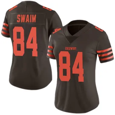 Geoff Swaim Women's Limited Brown Cleveland Browns Color Rush Jersey