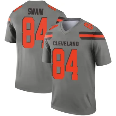 Geoff Swaim Youth Legend Cleveland Browns Inverted Silver Jersey