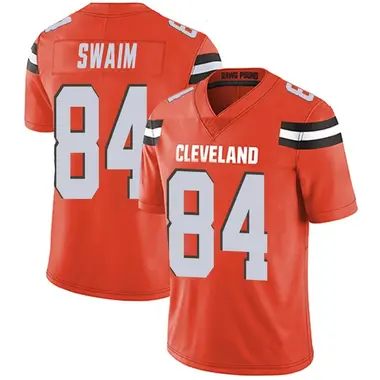 Geoff Swaim Youth Limited Orange Cleveland Browns Alternate Vapor Untouchable Jersey