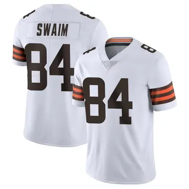Geoff Swaim Youth Limited White Cleveland Browns Vapor Untouchable Jersey