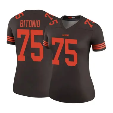 Joel Bitonio Women's Legend Brown Cleveland Browns Color Rush Jersey