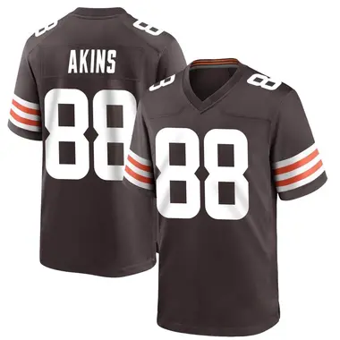 Jordan Akins Youth Game Brown Cleveland Browns Team Color Jersey