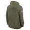 Men's Olive Cleveland Browns 2025 Salute to Service Sideline Hoodie