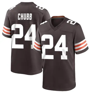 Nick Chubb Youth Game Brown Cleveland Browns Team Color Jersey