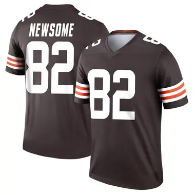 Ozzie Newsome Men's Legend Brown Cleveland Browns Jersey