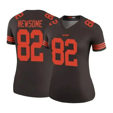 Ozzie Newsome Women's Legend Brown Cleveland Browns Color Rush Jersey