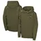 Youth Olive Cleveland Browns 2025 Salute to Service Club Fleece Hoodie
